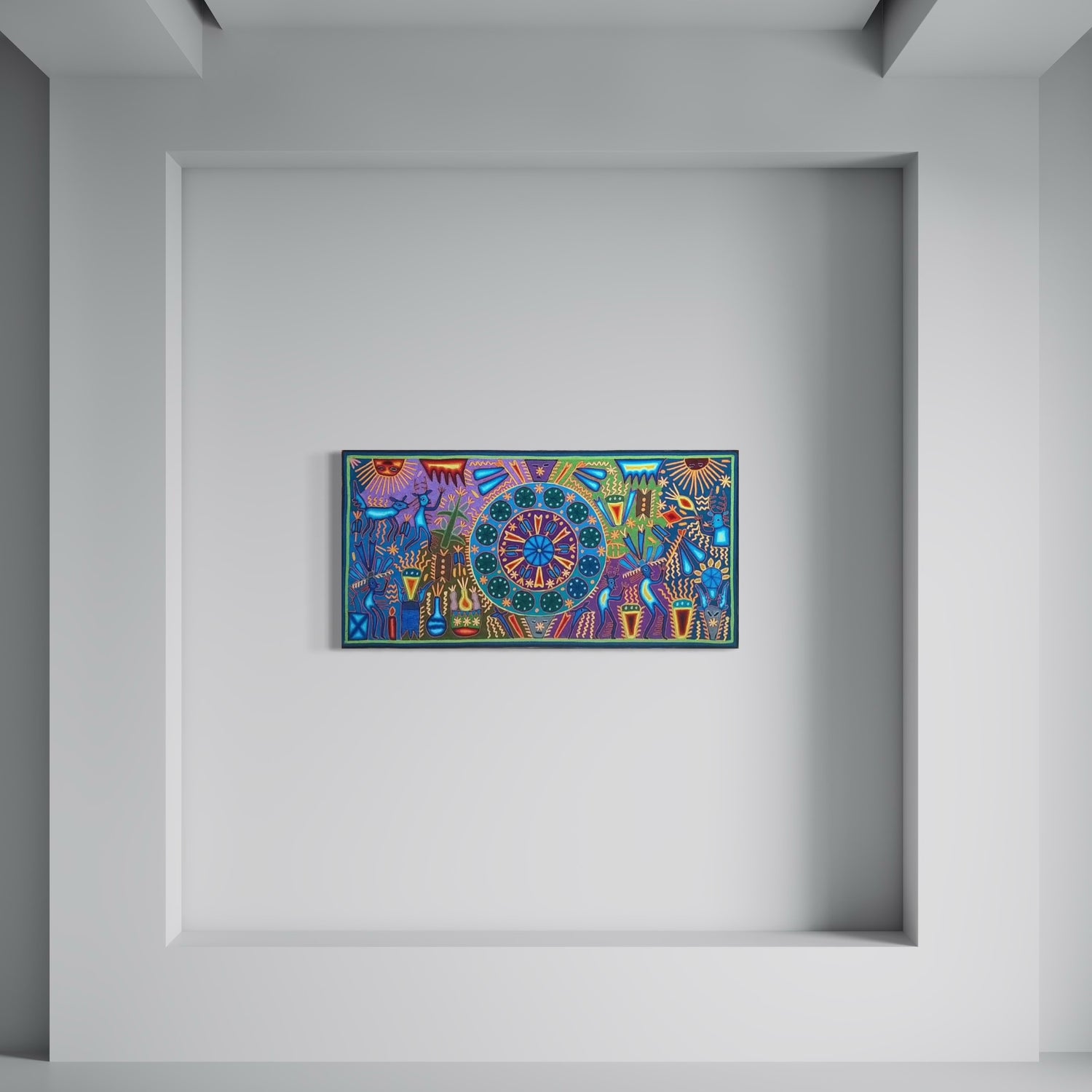 "EL ORDEN SAGRADO DEL HIKURI" AHCT6012066 - TATEHUARI, arte huichol