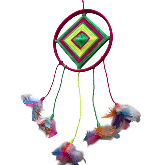 Ojo De Dios atrapa sueños - CATCH01 - TATEHUARI, arte huichol