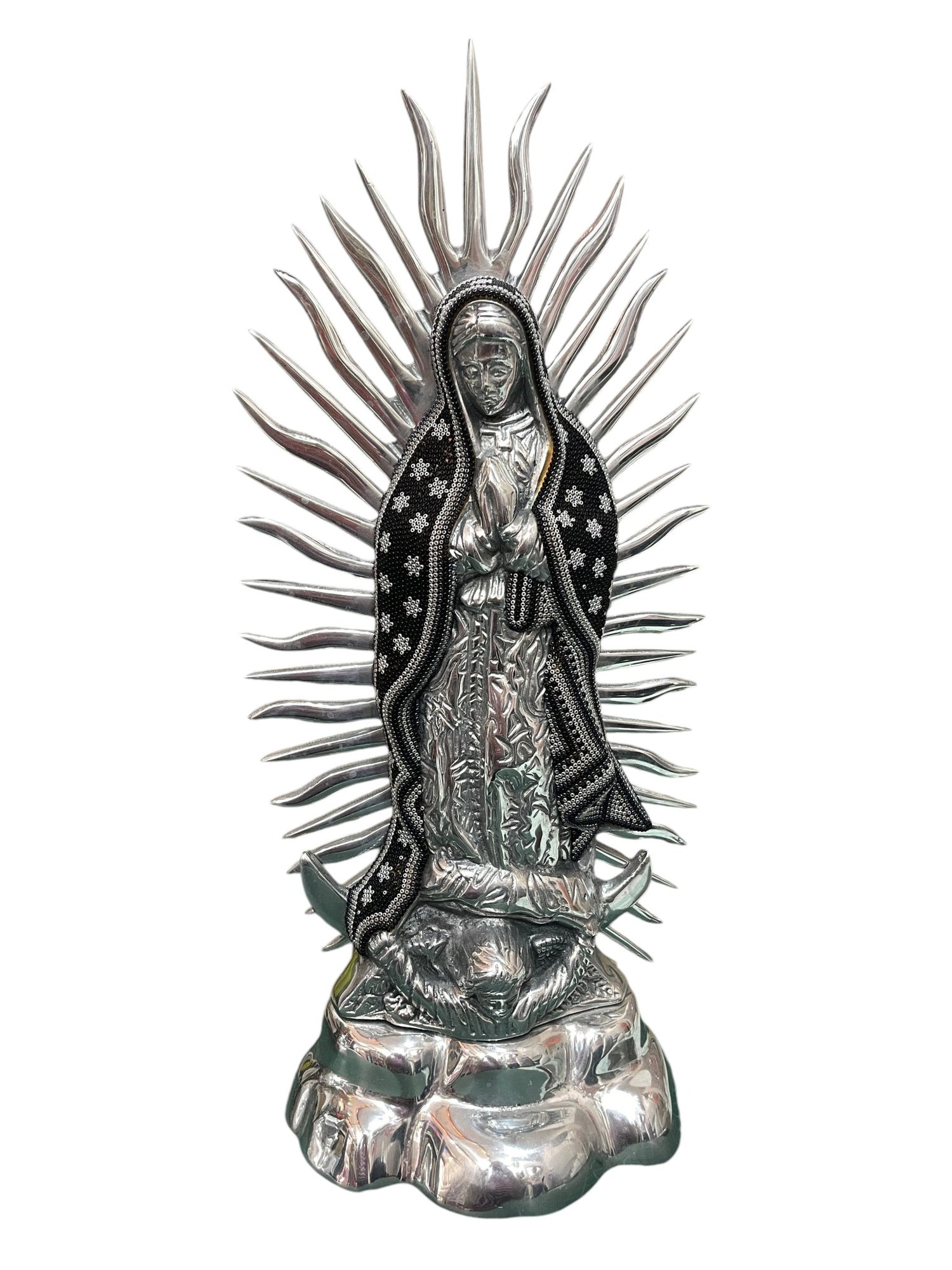Virgen de Guadalupe con Chaquira VG04 - TATEHUARI, arte huichol