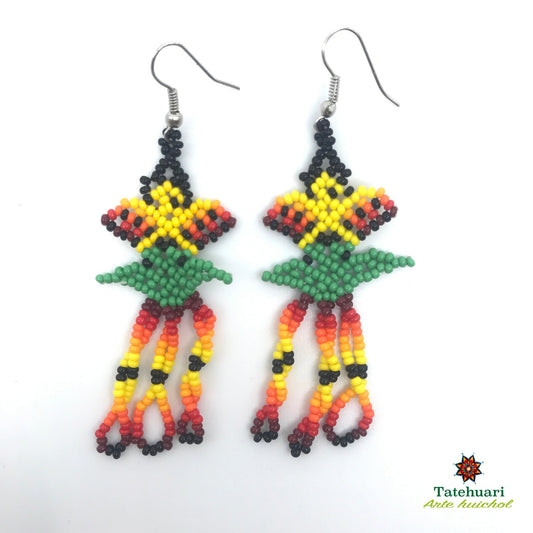 Aretes de chaquira Achfllo01