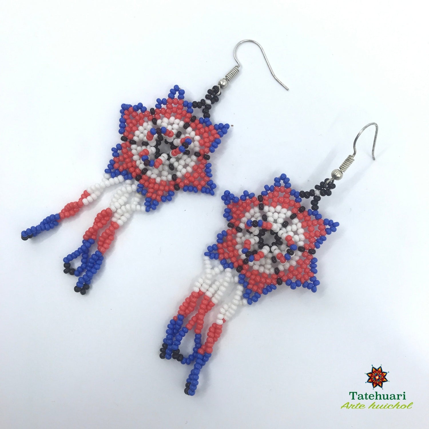 Aretes de chaquira Achflna05