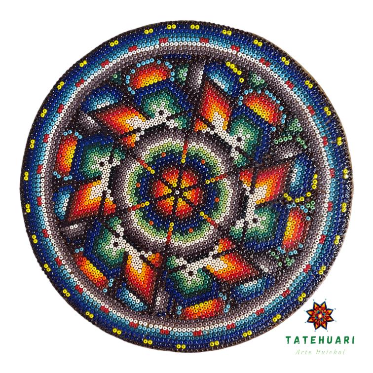 Círculo Grande - Arte Huichol - TATEHUARI, arte huichol