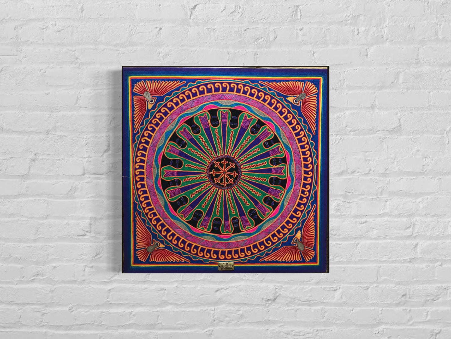 "EL VUELO DEL MANDALA" AHCT606042 - TATEHUARI, arte huichol