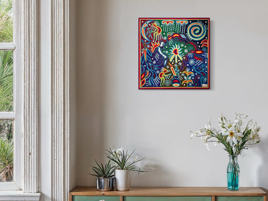 "TATEHUARI, EL CORAZON DEL FUEGO" AHCT606058 - TATEHUARI, arte huichol