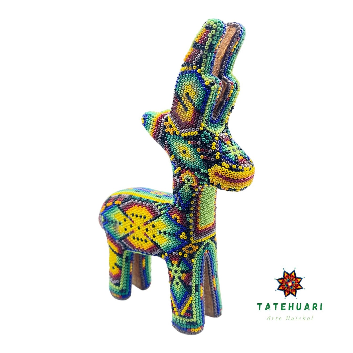 Venado de Chaquira FG04 - TATEHUARI, arte huichol