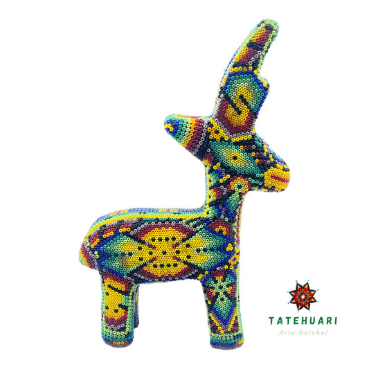 Venado de Chaquira FG04 - TATEHUARI, arte huichol