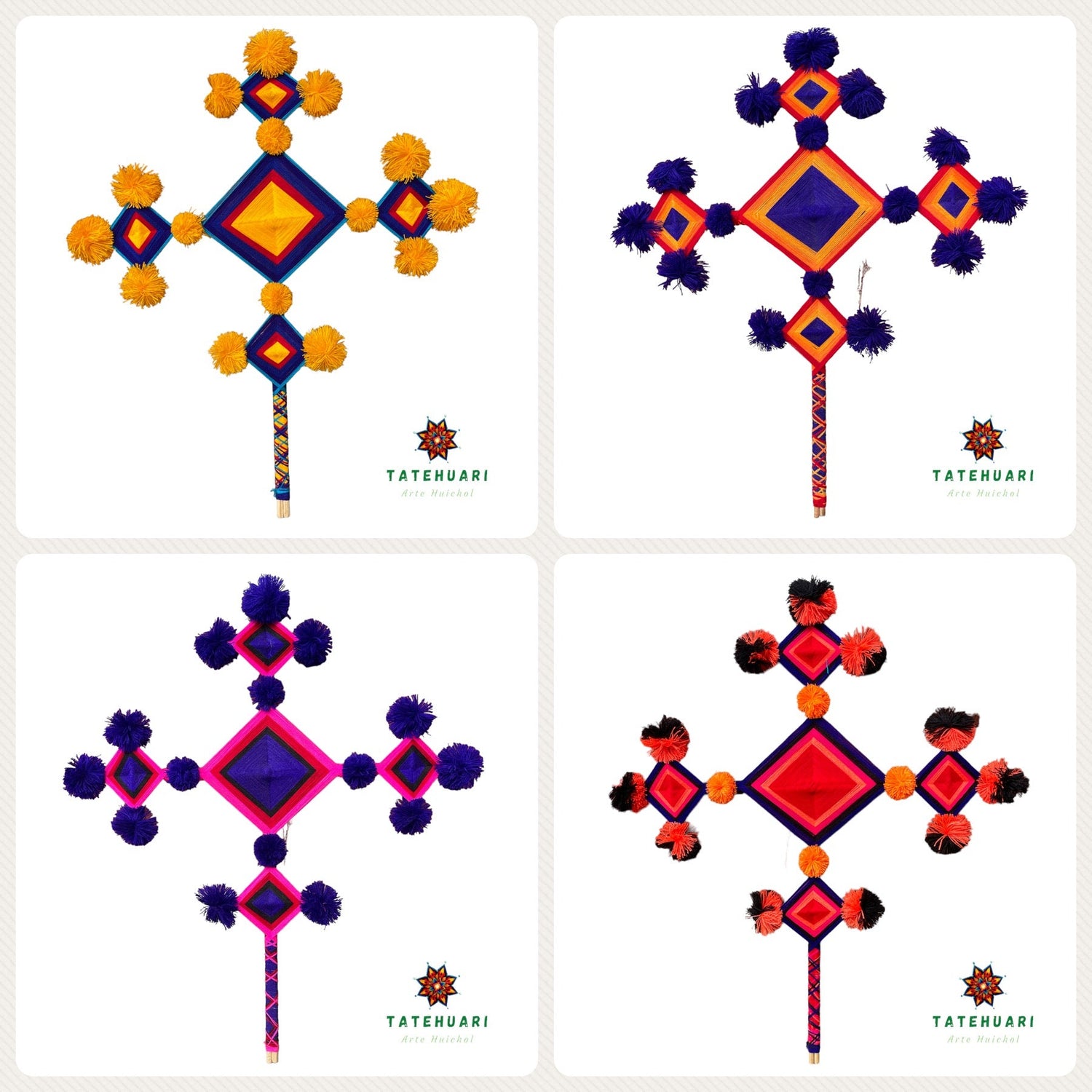 Ojos de Dios 5 Puntos Grande - OD5PG