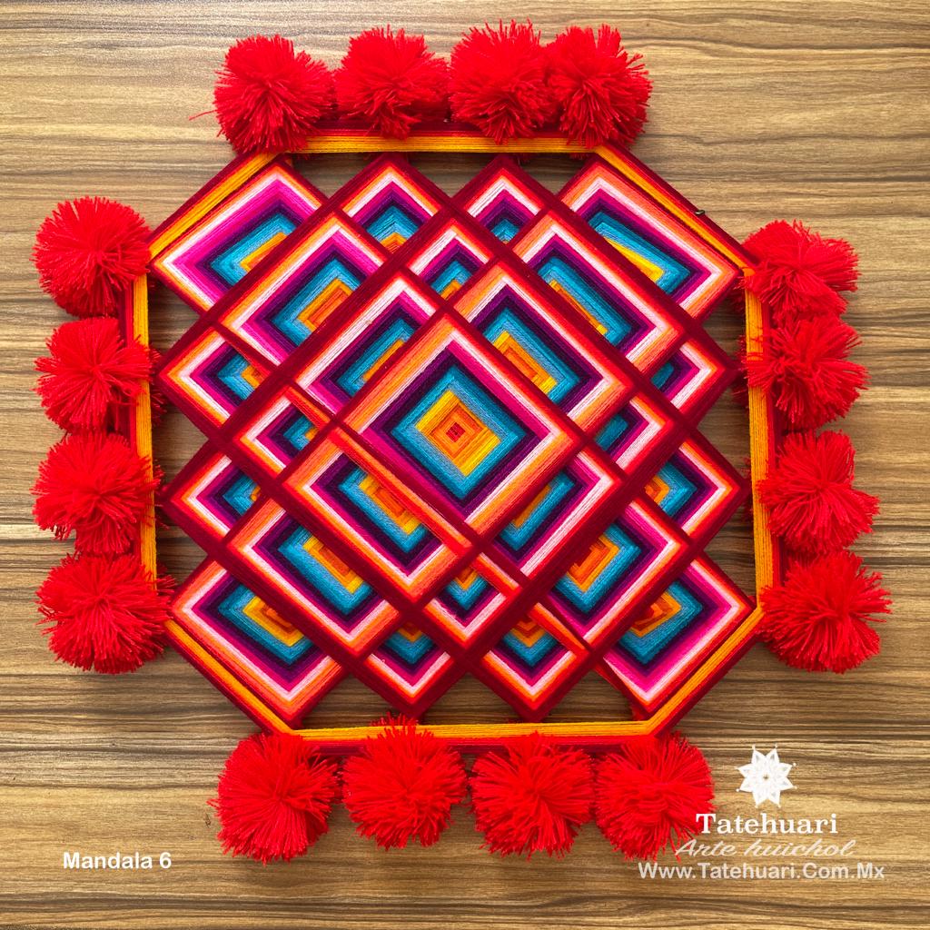 Ojo De Dios Mandala - MAN03 - TATEHUARI, arte huichol