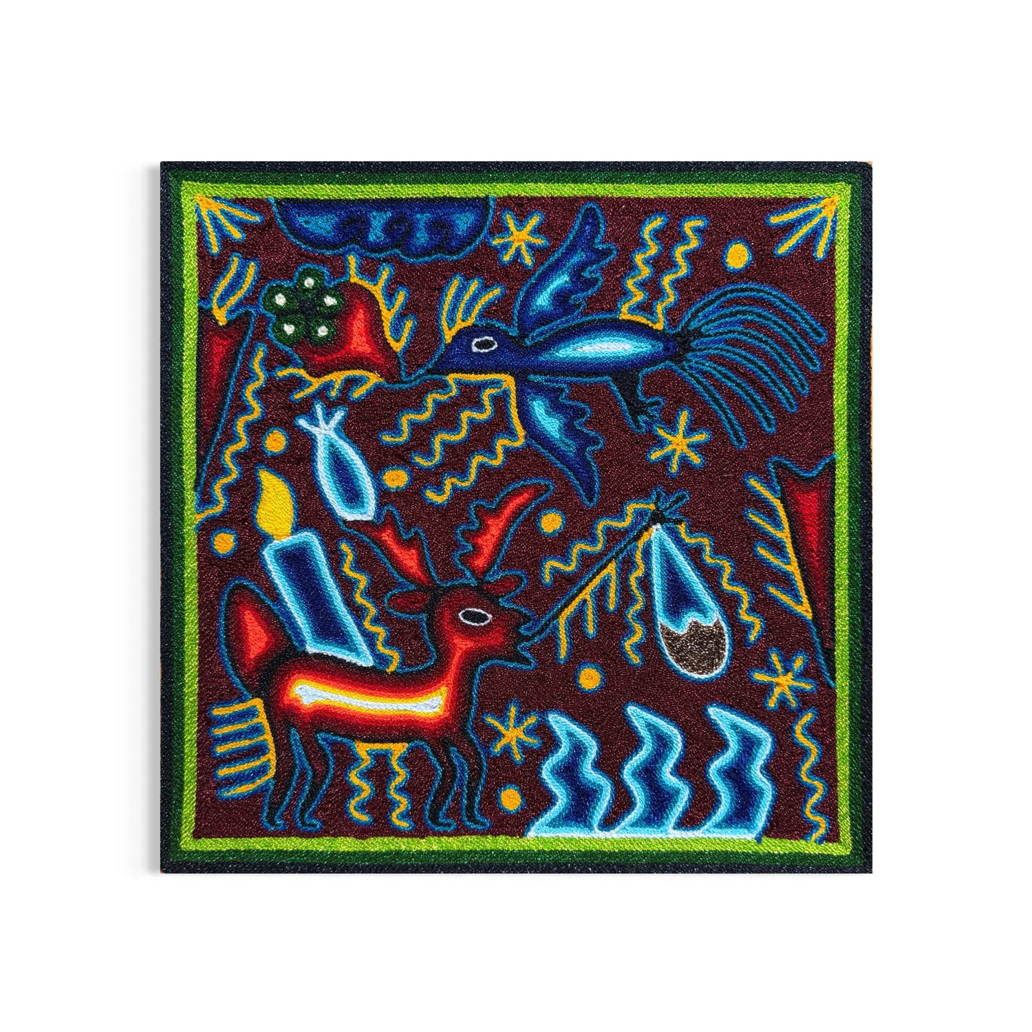 "EL MENSAJERO SAGRADO DEL ESPIRITU" AHCT3030109 - TATEHUARI, arte huichol