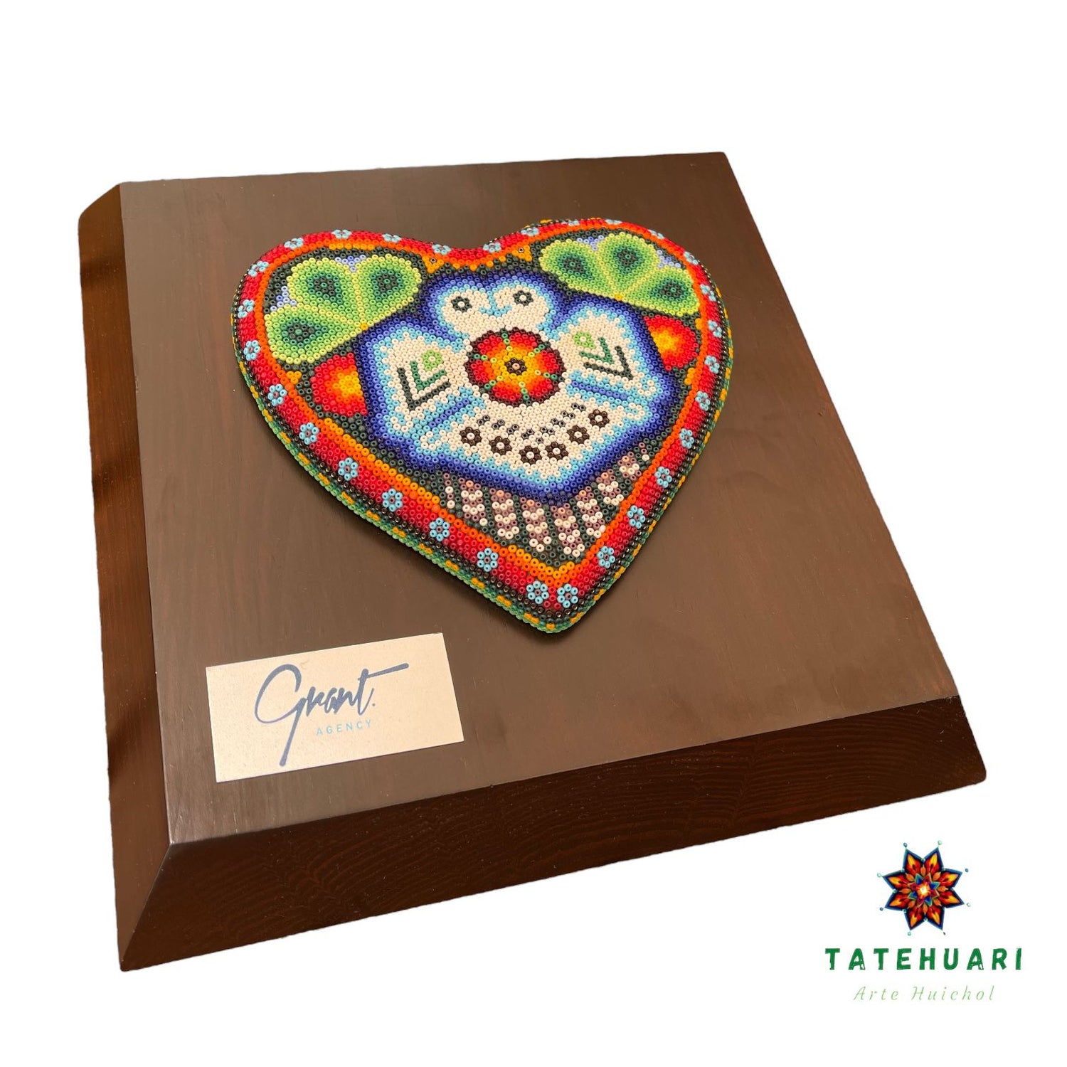 Reconocimiento Corazón de Chaquira - TATEHUARI, arte huichol