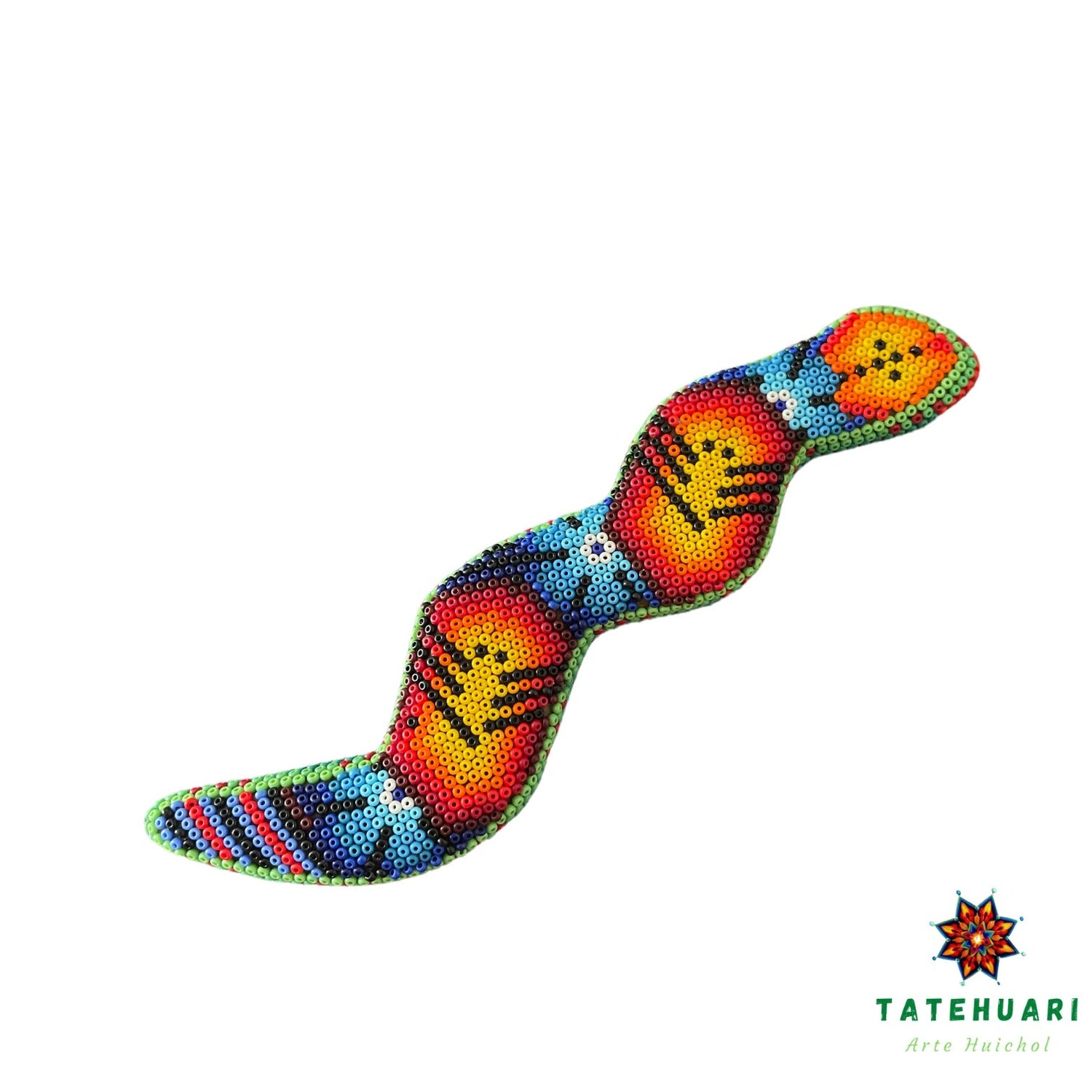 Serpiente - FCH21 - TATEHUARI, arte huichol