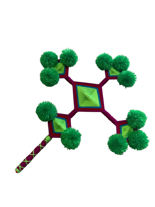 Ojo De Dios 5 Puntos Mediano - OD5PM13 - TATEHUARI, arte huichol