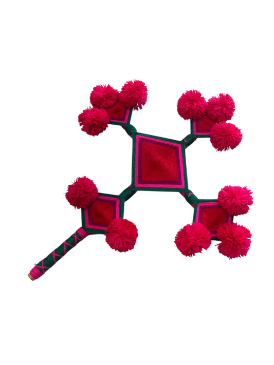 Ojo De Dios 5 Puntos Mediano - OD5PM11 - TATEHUARI, arte huichol