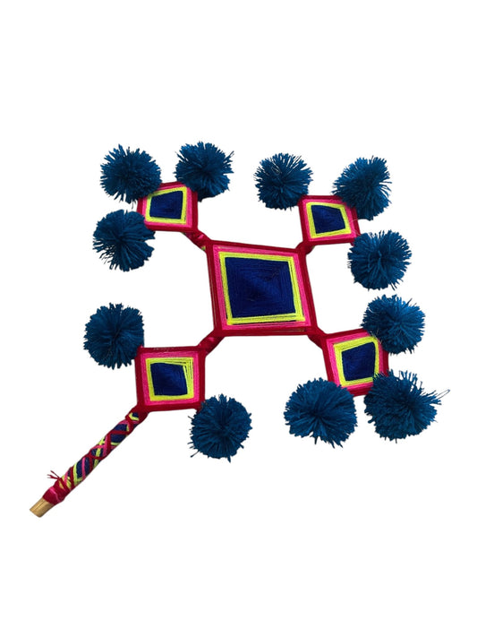 Ojo De Dios 5 Puntos Mediano - OD5PM17 - TATEHUARI, arte huichol