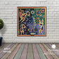 Cuadro o Tabla de Estambre 40 X 40 cms - TATEHUARI, arte huichol