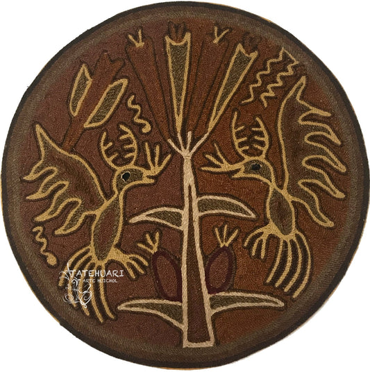 Cuadro de Estambre 303023 - TATEHUARI, arte huichol