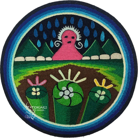 Cuadro de Estambre 303029 - TATEHUARI, arte huichol