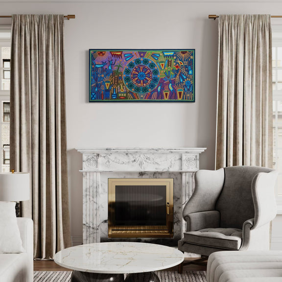 "EL ORDEN SAGRADO DEL HIKURI" AHCT6012066 - TATEHUARI, arte huichol