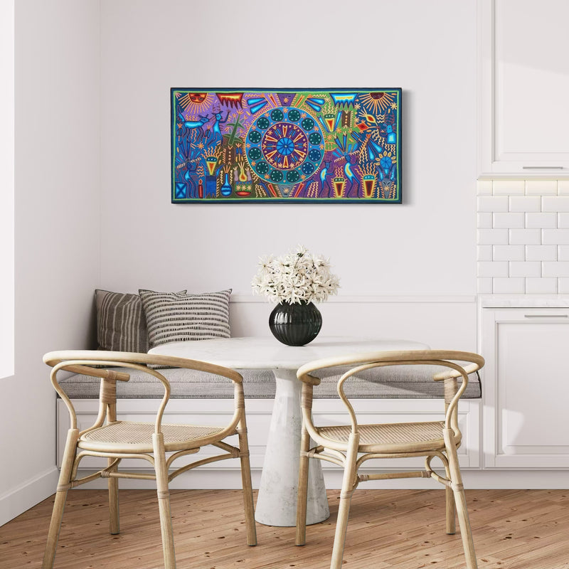 "EL ORDEN SAGRADO DEL HIKURI" AHCT6012066 - TATEHUARI, arte huichol