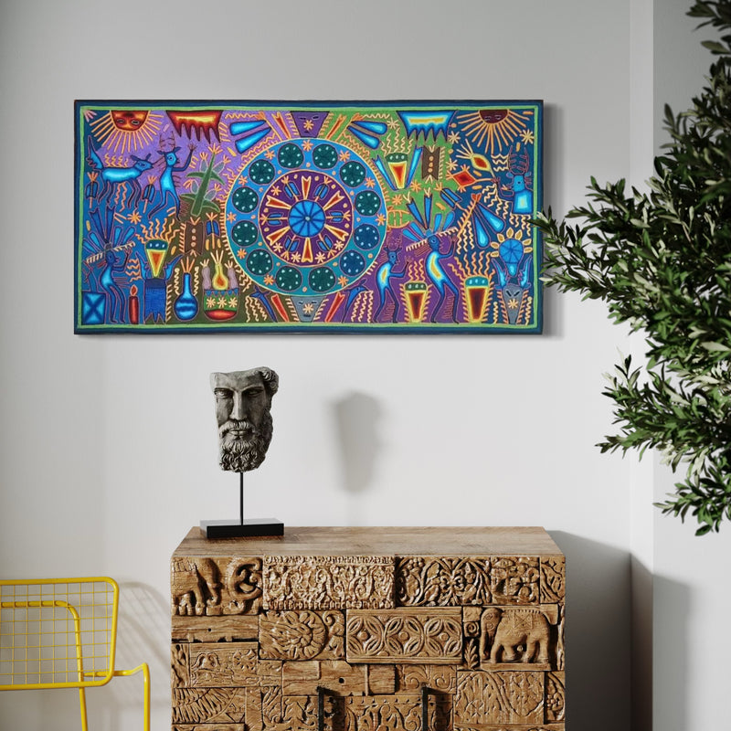 "EL ORDEN SAGRADO DEL HIKURI" AHCT6012066 - TATEHUARI, arte huichol