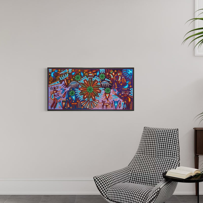"GUARDIANES DEL HIKURI ANCESTRAL" AHCT6012069 - TATEHUARI, arte huichol