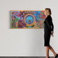 "EL FUEGO QUE LLAMA A LOS ESPIRITUS" AHCT6012068 - TATEHUARI, arte huichol