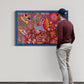 "EL CANTO DEL VENADO BAJO EL SOL Y LA LLUVIA" AHCT8012096 - TATEHUARI, arte huichol