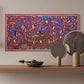 "EL FUEGO ANCESTRAL Y LA ARMONIA DEL ESPIRITU" AHCT6012064 - TATEHUARI, arte huichol