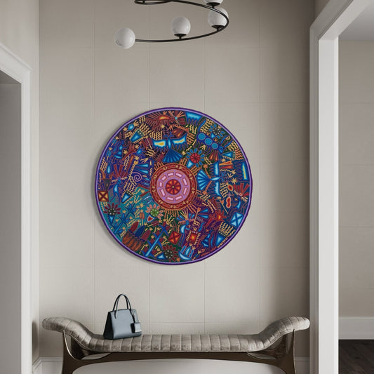 "EL CAMINO SAGRADO DEL PEYOTE" AHCT12012058 - TATEHUARI, arte huichol