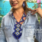 Collar Rombos Azul - TATEHUARI, arte huichol
