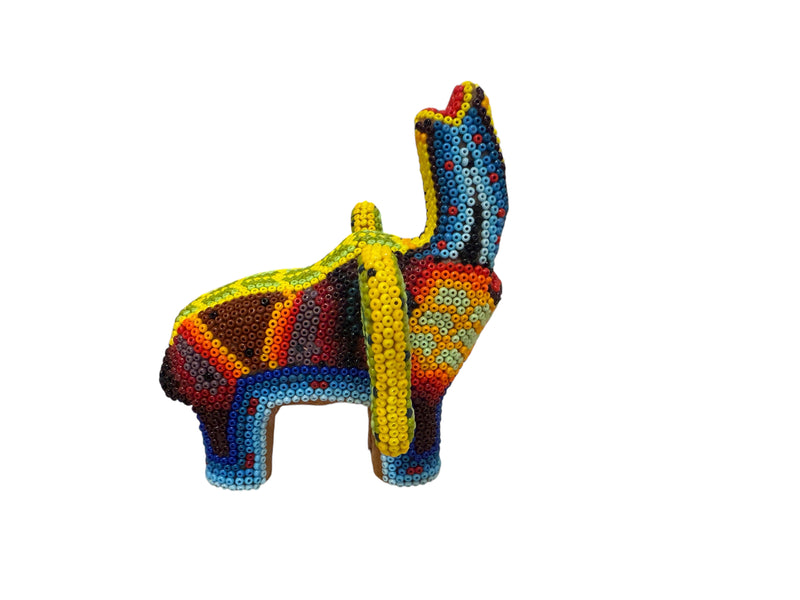Elefante de Chaquira FM06 - TATEHUARI, arte huichol