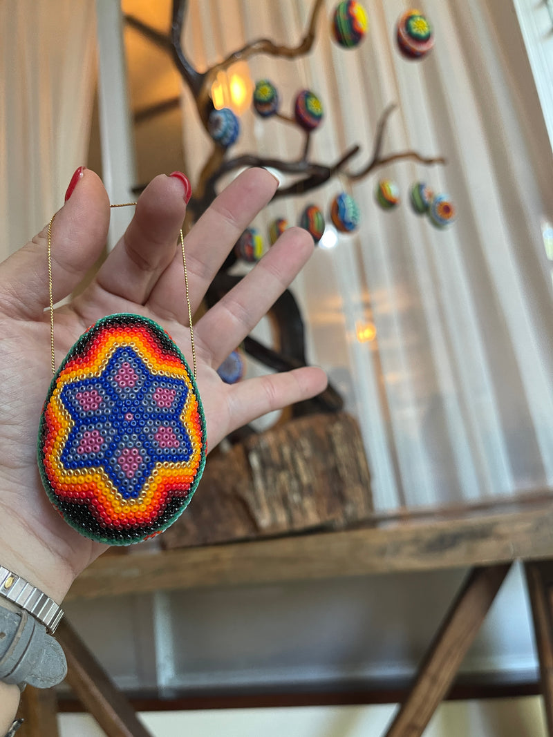 Esferas Huevitos de Chaquira ESF02 - Arte Huichol