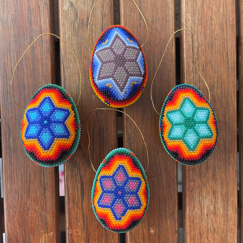 Esferas Huevitos de Chaquira ESF02 - Arte Huichol