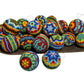 Esfera Decorada con Chaquira Mediana ESF03 - Arte Huichol - TATEHUARI, arte huichol