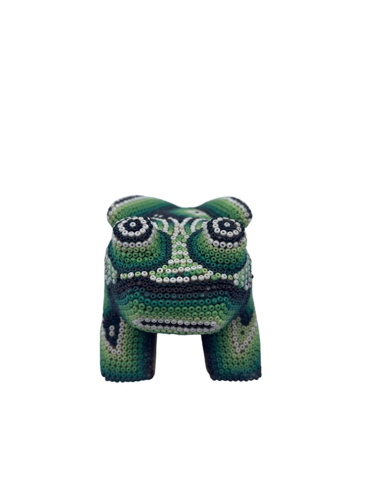 Rana de Chaquira FM07 - TATEHUARI, arte huichol