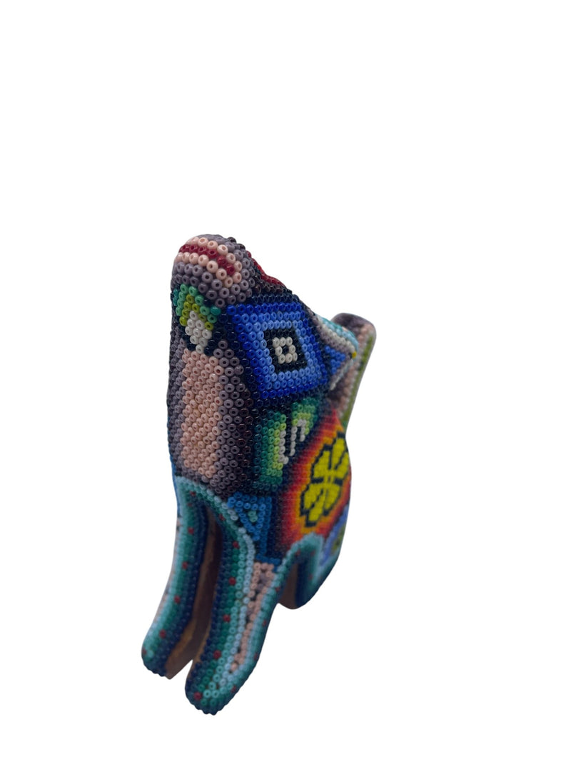 Coyote de Chaquira - FM15 - TATEHUARI, arte huichol