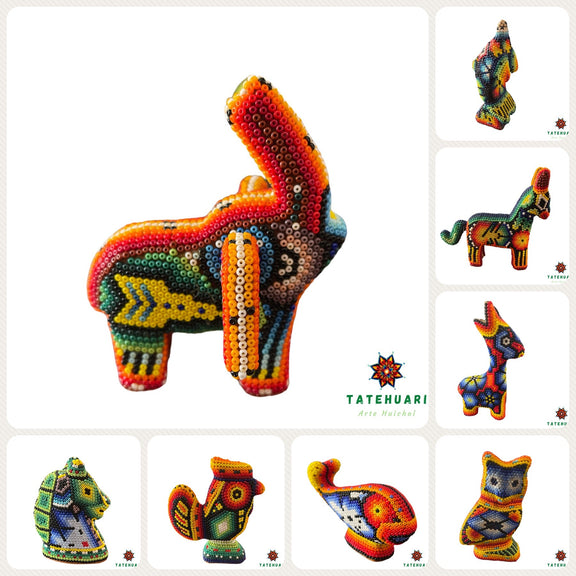 Figuras Chicas de Chaquira - FCHRANDOM - TATEHUARI, arte huichol