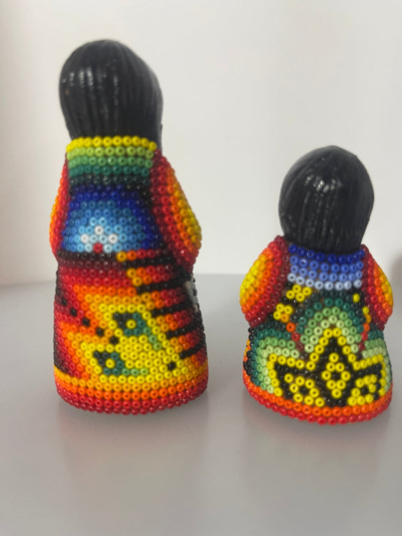 Nacimiento de Navidad Chico Colores S - TATEHUARI, arte huichol