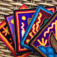 Cuadro o Tabla de Estambre 10 X 10 cms - TATEHUARI, arte huichol