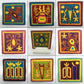 Cuadro o Tabla de Estambre 20 X 20 cms - TATEHUARI, arte huichol