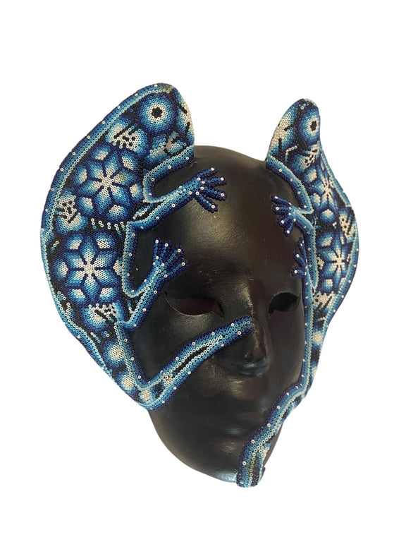Mascara de chaquira MASCH06 - TATEHUARI, arte huichol