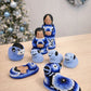 Nacimiento de Navidad Chico Azul NACCH04 - TATEHUARI, arte huichol