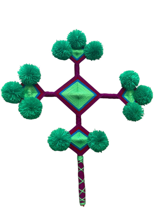 Ojo De Dios 5 Puntos Mediano - OD5PM13 - TATEHUARI, arte huichol