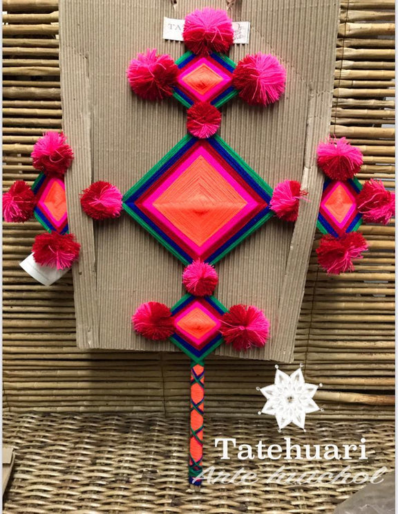 Ojo De Dios 5 Puntos Mediano - OD5PM - TATEHUARI, arte huichol