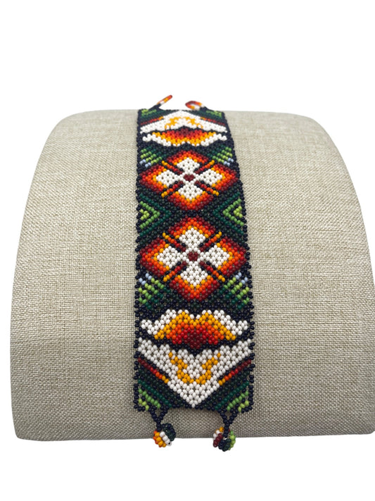 Pulsera de Chaquira PC09figgeo1 - TATEHUARI, arte huichol