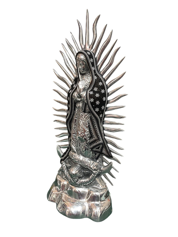 Virgen de Guadalupe con Chaquira VG04 - TATEHUARI, arte huichol