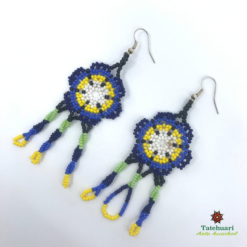 Aretes de chaquira Achflaz04