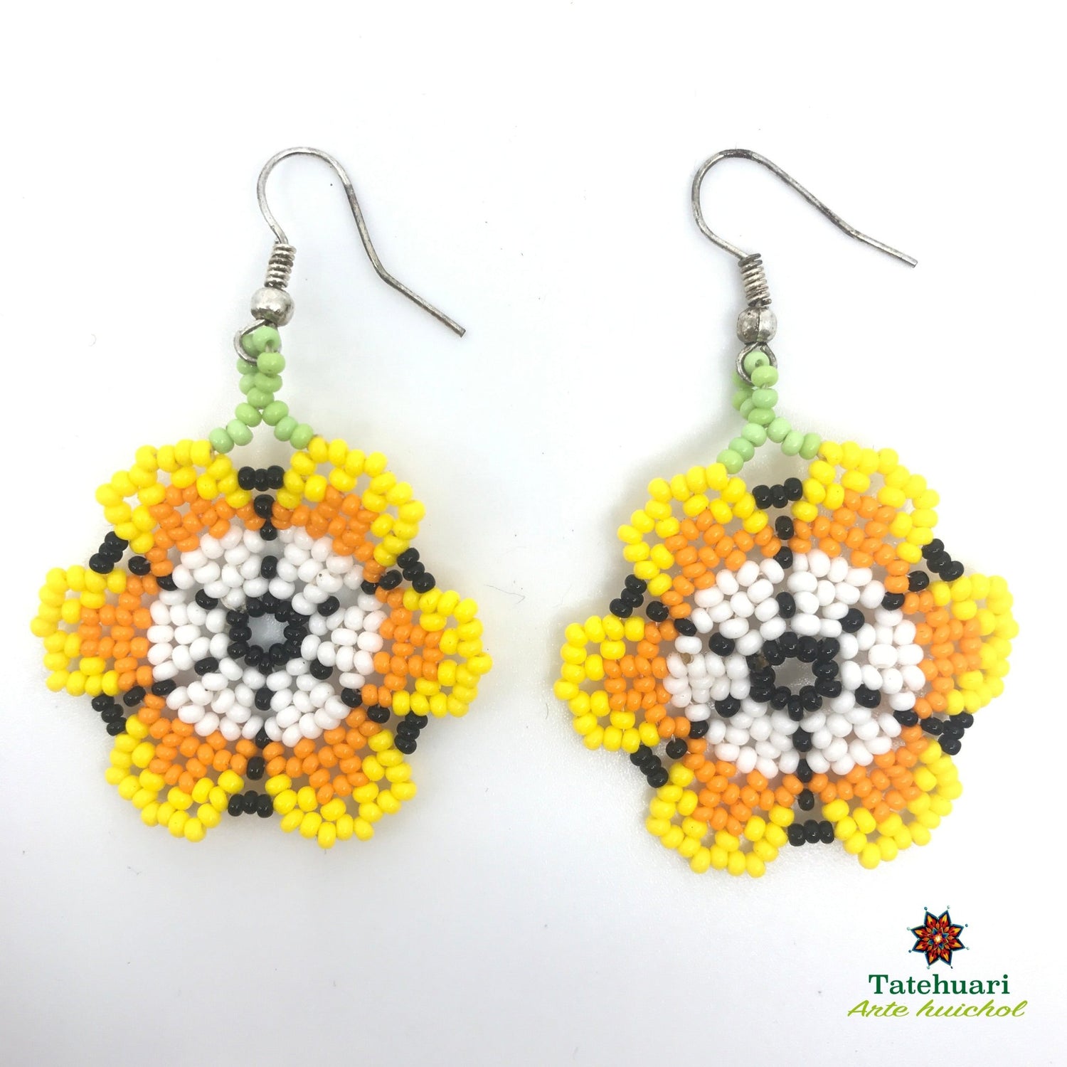 Aretes de chaquira Achfpa09