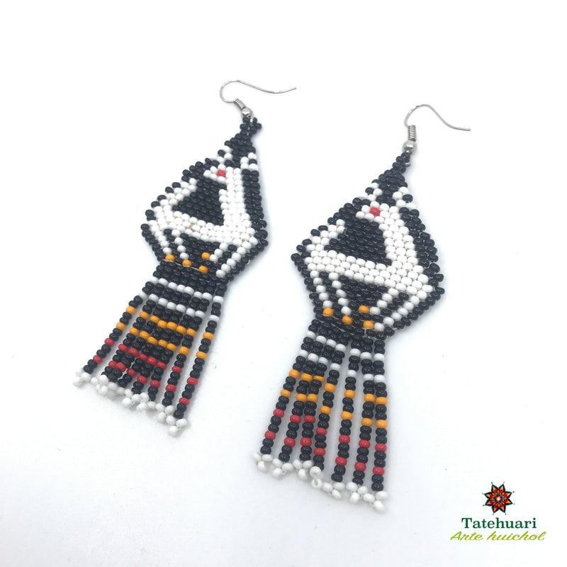 Aretes de chaquira Achven01
