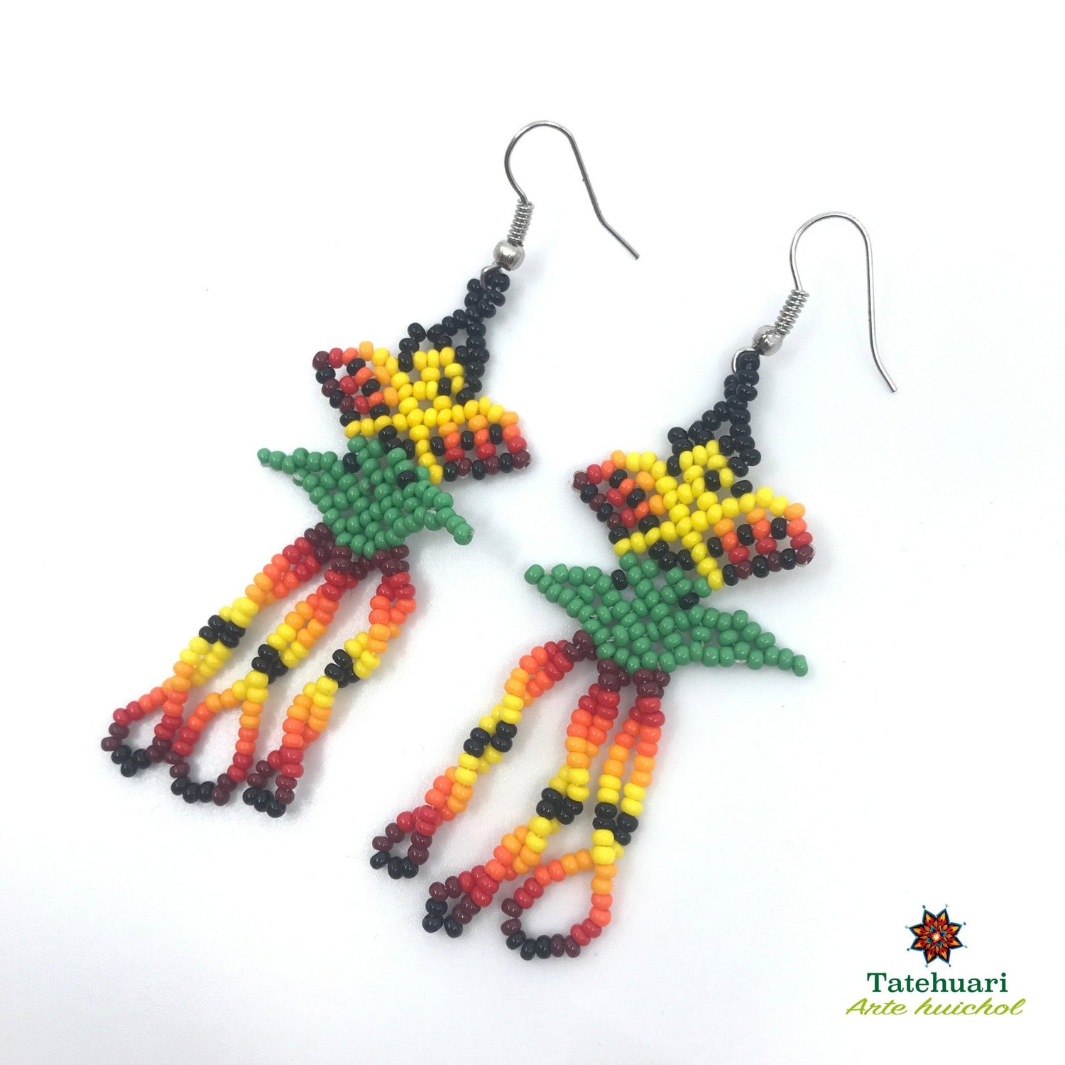 Aretes de chaquira Achfllo01